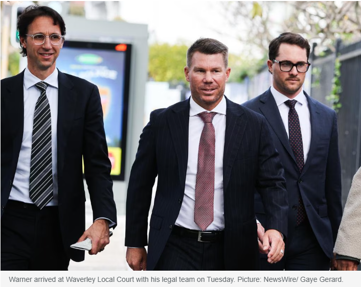 Australian Cricketer David Warner receives fine for mid range drink driving